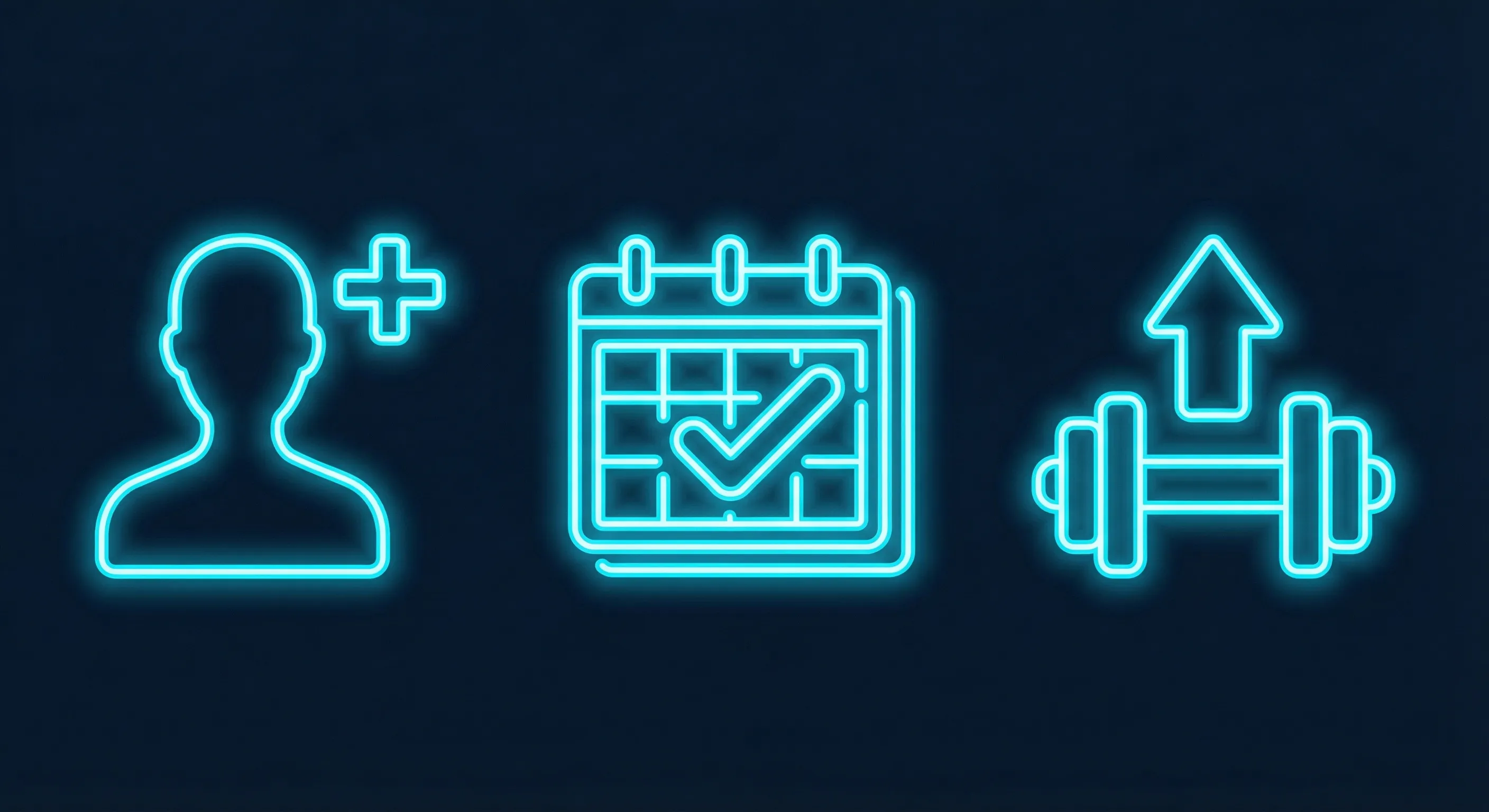 3 шага: регистрация, клиенты, тренировки